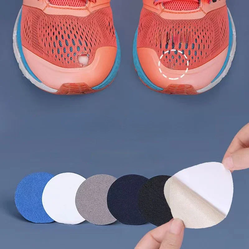 Parches de reparación para zapatillas de deporte, parche de plantillas para Vamp, plantilla de reparación de calzado, Protector de talón forrado, accesorios antidesgaste