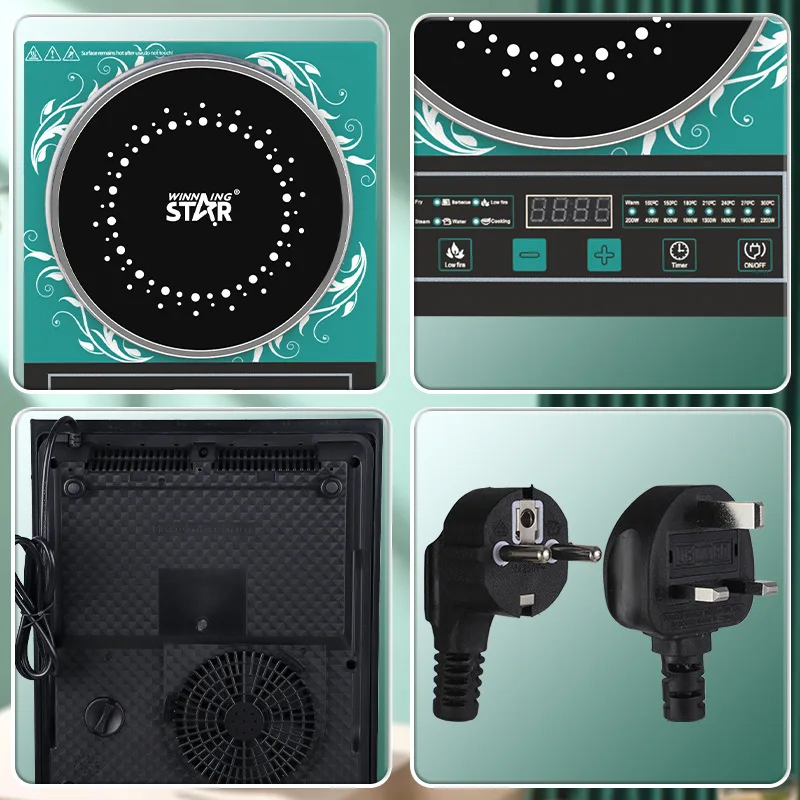 طباخ التعريفي المحمول المنزلية الذكية مقاوم للماء لوحة طباخ التعريفي اللمس