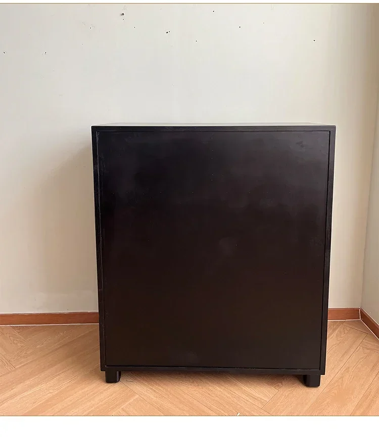 

Шкаф с пятью ведрами из массива дерева в стиле ретро, шкаф для хранения в спальне, шкаф для хранения в гостиной, небольшой тип блока