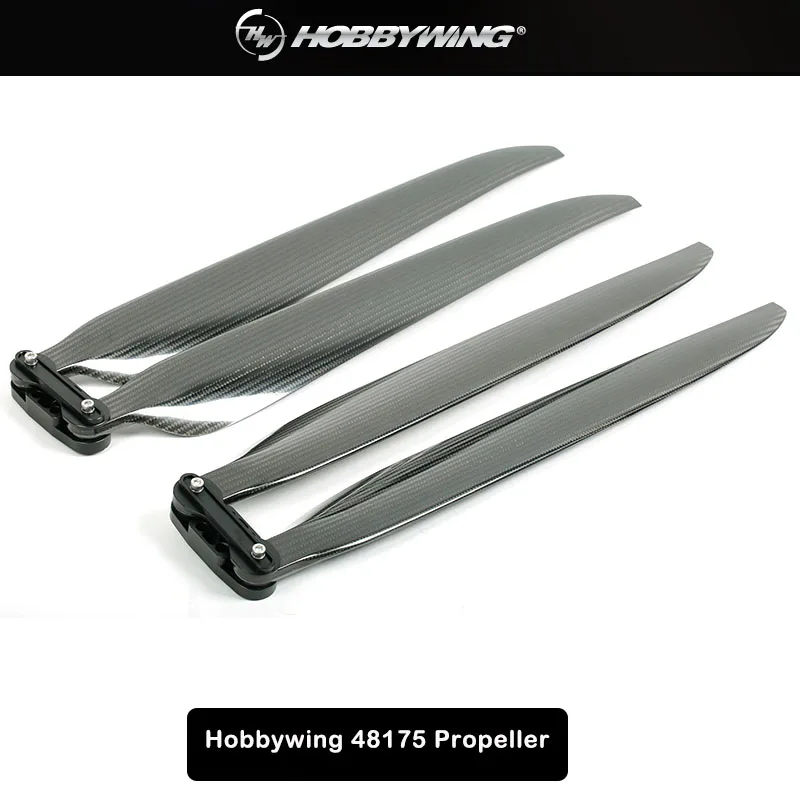 Original Hobbywing FOC Folding Carbon Fibre 48175 Propeller Blade CW CCW Propeller for X11 MAX KV60 Motor Power System