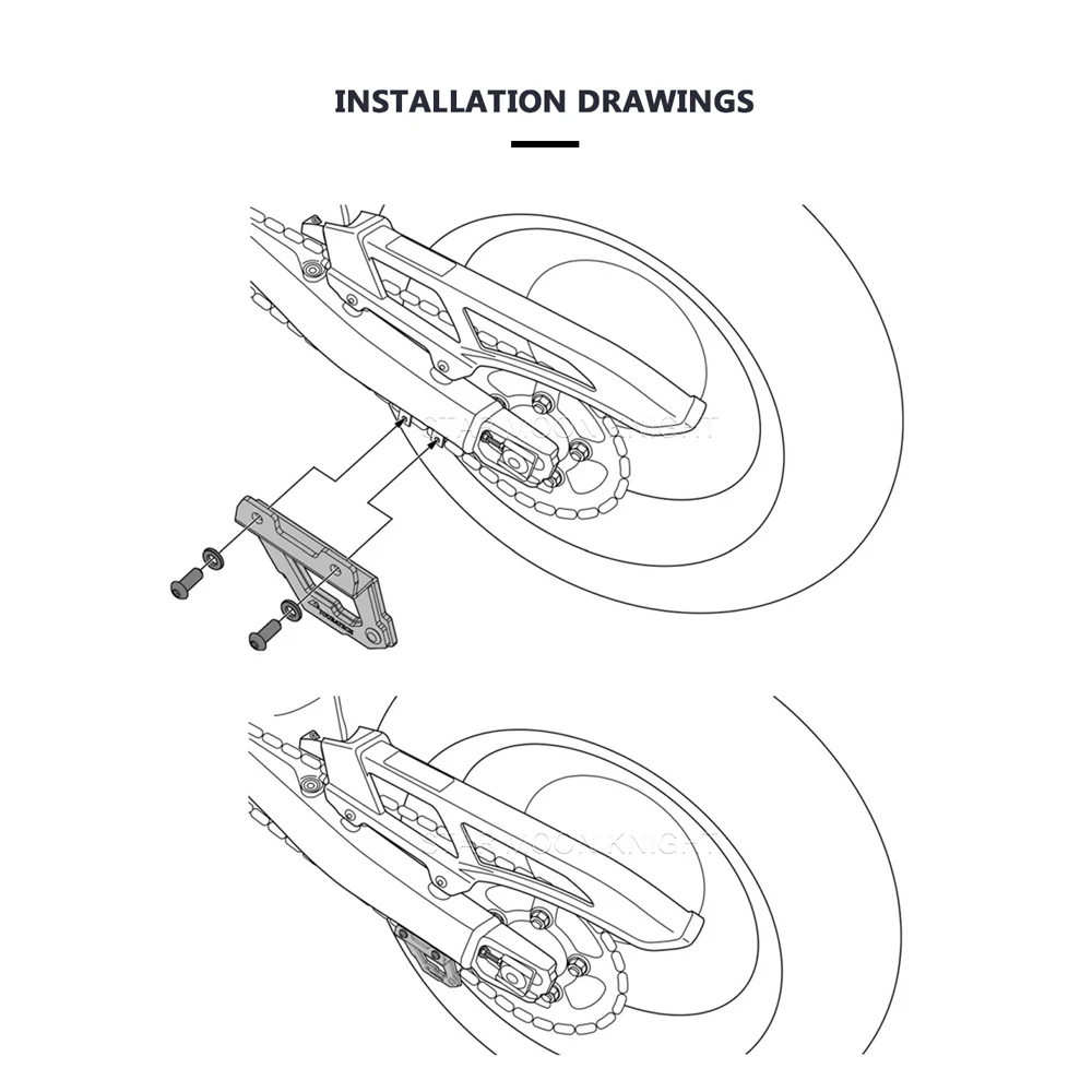 Per Honda XL750 Transalp 2023-accessori moto guida catena puleggia catene stabilizzatore corona protezione protezione copertura