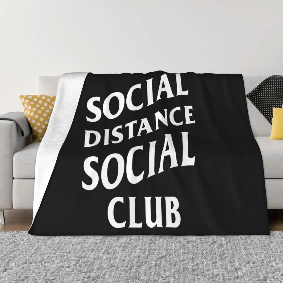 

Функция Социальное расстояние Социальный клуб Мужское антикарантинное одеяло для дома в стиле поп-дизайн