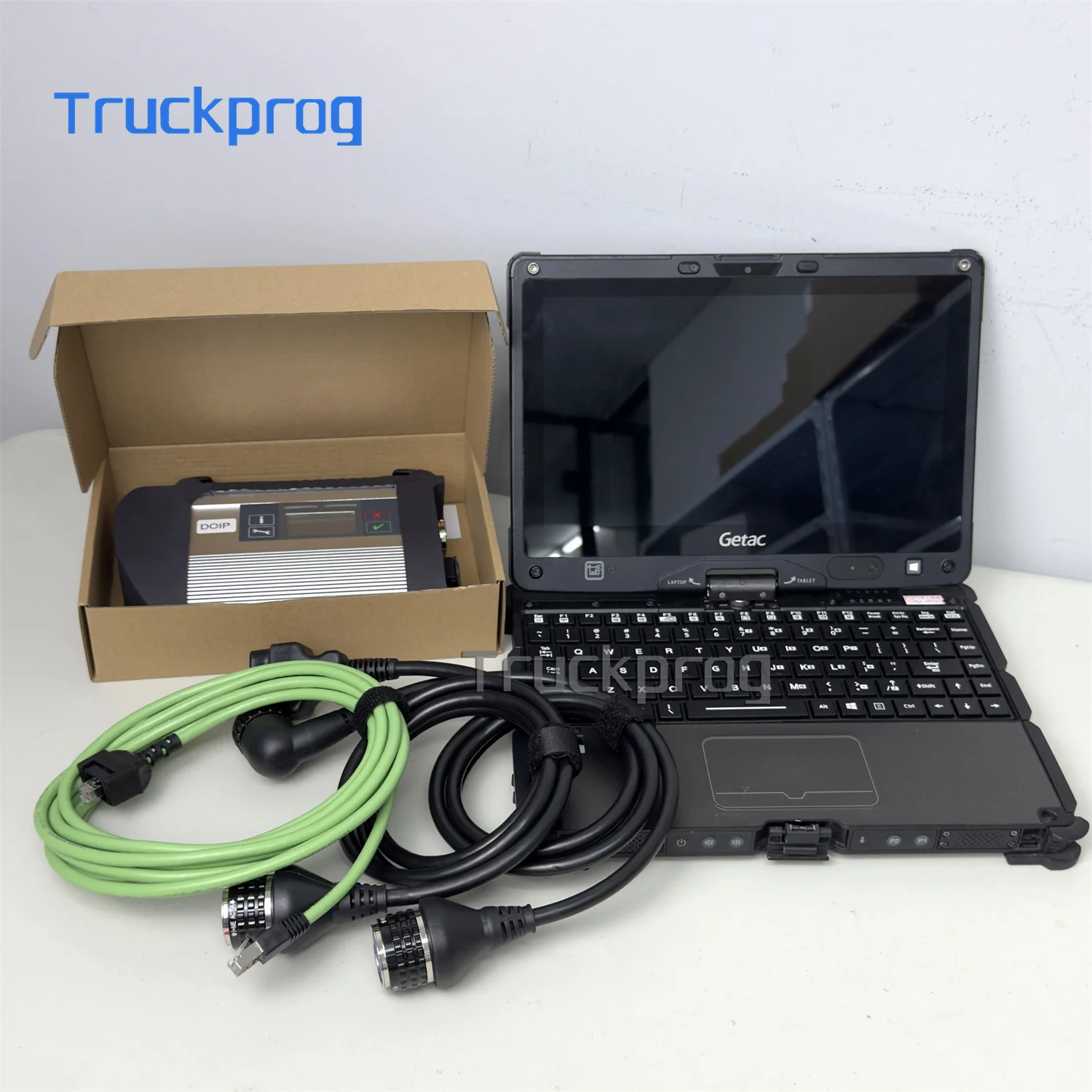 Getac V110 Laptop Full Chip MB STAR C4 Doip SD Connect Compact C4 for Car/TrucK/VAN/Bus Diagnostic Tool DTS/Vediam Installed