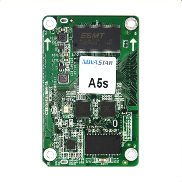 LEDNovastar A5s Mini Full Color Display Receiver Card 320x256pixel Resolution LCD Video Advertising Touch Function SDK ODM
