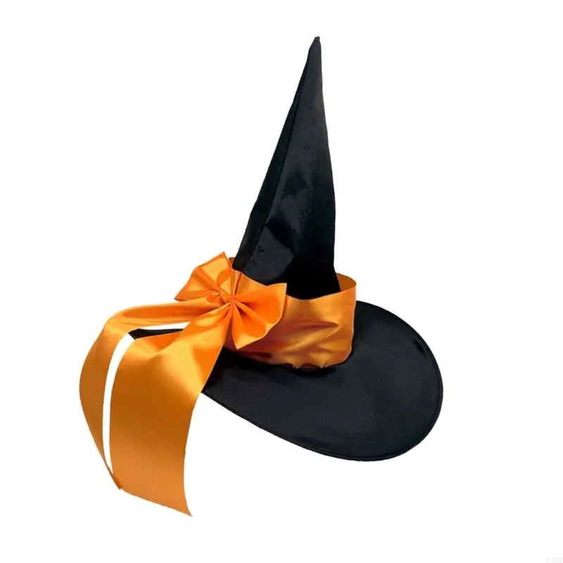 هالوين الساحرة قبعة كبيرة bowknot wizard wizard for adil اطفان حدث cosplay f3md
