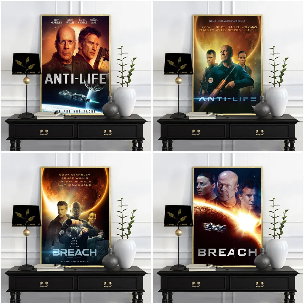 Breach Action Movie Art Print Poster Science Fiction Canvas Painting Bar Pub Club Decor Wall Stickers