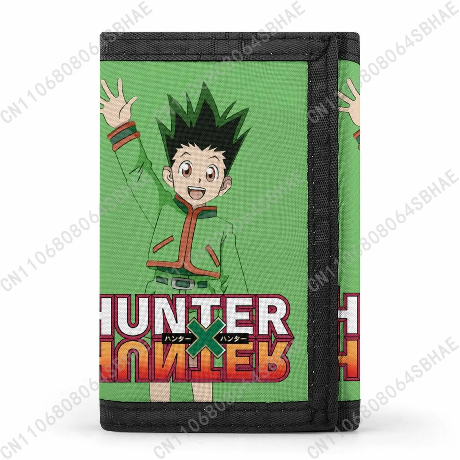 

Hunter X Hunter Trendy Tri Fold Wallet Teenage Girls Boys Slim 3 Fold Card Personalized Pattern Purse for School Daily Use