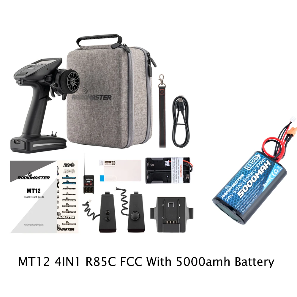 Radiomaster MT12 ExpressLRS 4in1 Multiprotokoll-Oberflächenradio-Controller für RC-Car-Boot 8