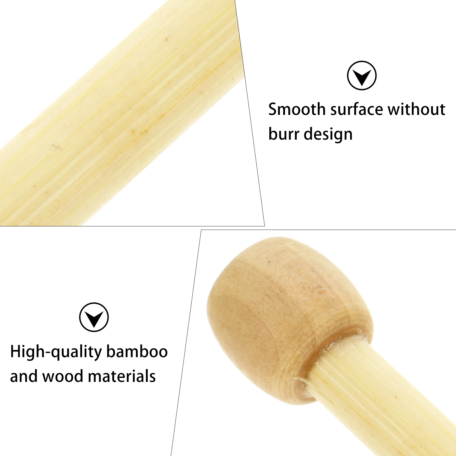 

4pcs Bamboo Wood Hanging Rods for Tapestry Wall Flags Smooth Surface No Burrs Prevent Falling Decorative Banner Poles