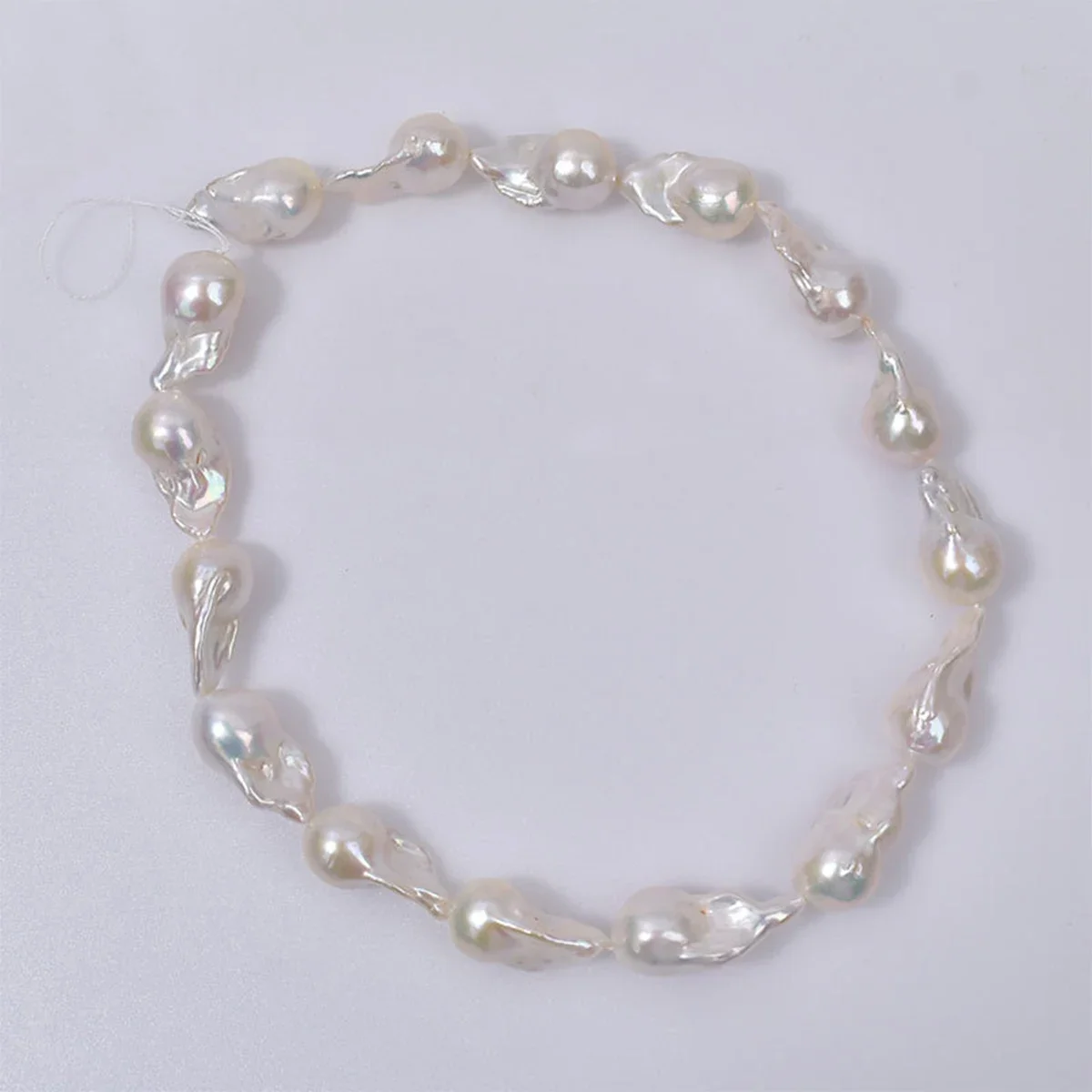 Natural Freshwater Pearl Beads Baroque Big Fish Tailed Loose Charm for DIY Jewelry Making - Women Men Necklace Accessories