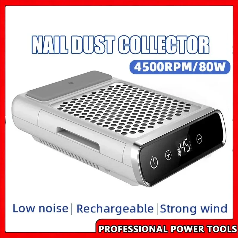 

Профессиональный пылесборник для ногтей с многоразовым фильтром, мощный пылесборник с регулируемой скоростью для маникюрного оборудования