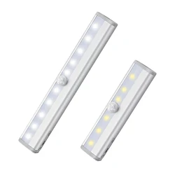 LED Bar Light Under Cabinet Lights Lighting for Bedroom Wardrobe Smart PIR Motion Sensor Night Light for Home