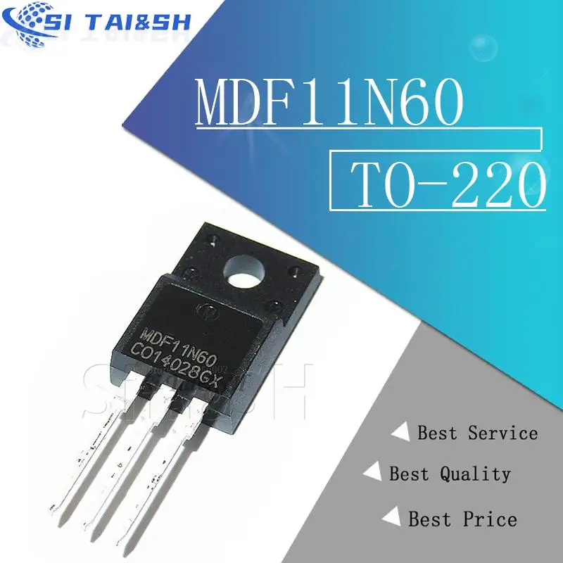 10 Uds MDF11N60 TO-220F 11N60 MDF11N60TH TO220F MDF11N65B MDF11N65 MDF12N50 12N50 MDF13N50B MDF13N50 MDF18N50 MDF13N65B