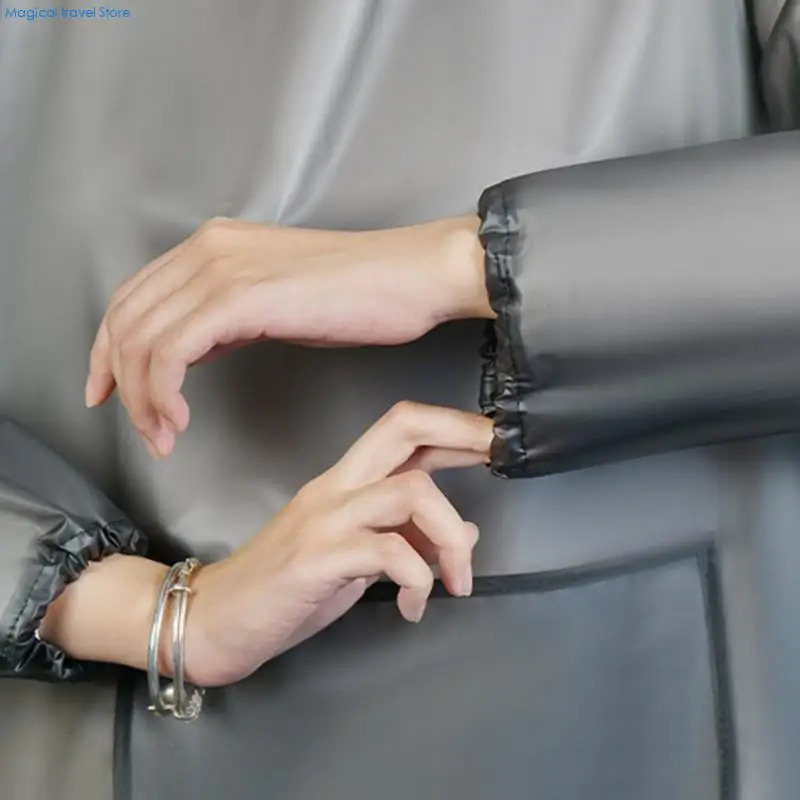 مريلة N2UB شديدة التحمل مصنوعة من مادة TPU مقاومة للزيت ومقاومة للماء للاستخدام الصناعي في المطبخ وتنظيف الطبخ بشكل مريح #6