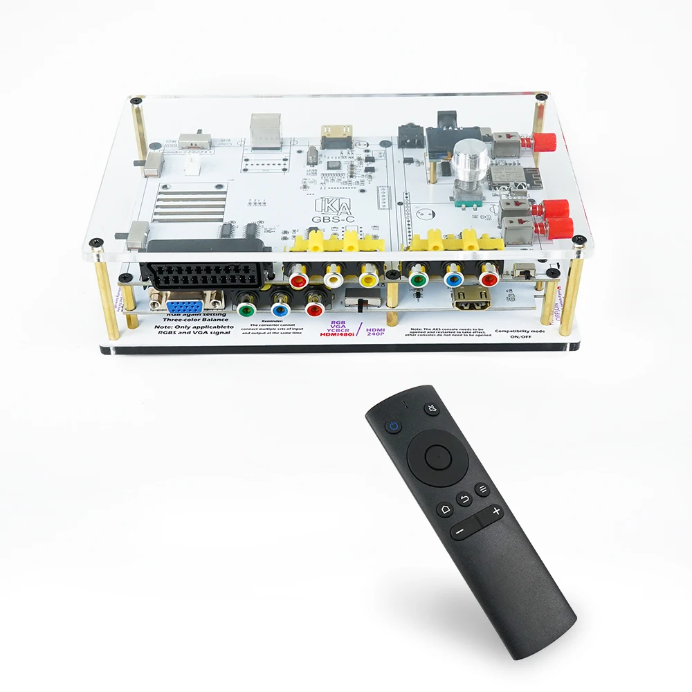 محول فيديو GBS معدل للتحكم GBSC مع مدخل Scart RGBS YPbPr HDMI لوحدات تحكم الألعاب الرجعية