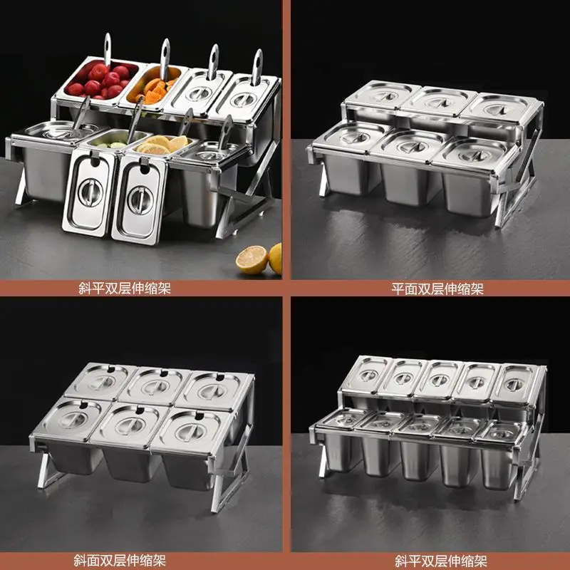 

Stainless steel grid seasoning box