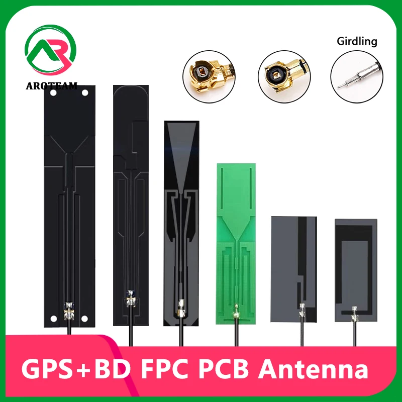 10PCS GPS BD Passive Antenna Internal 1575MHZ 1561MHZ Car PCB Board FPC Flexible Position Aerial Module U.fl SMA