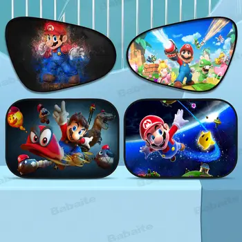 Hra Super M-mario auto sluneční clona kryty univerzální auto závěs auto okno sluneční clona chránič příslušenství 10 nejlepší prodej Záclony Super Mario - №6