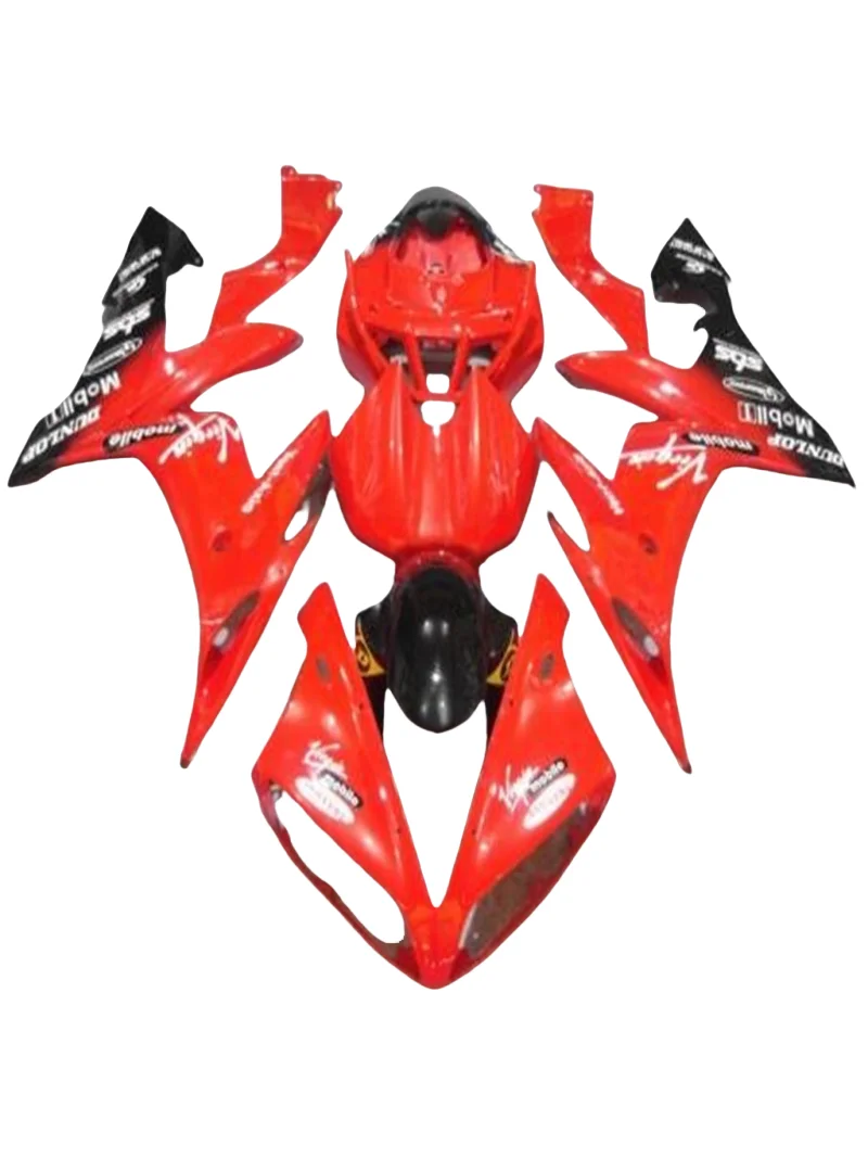 Injection Mold New ABS Motorcycle Fairings Kit Fit for YAMAHA YZF R1 2004 2005 2006 04 05 06 Bodywork Set Custom red black