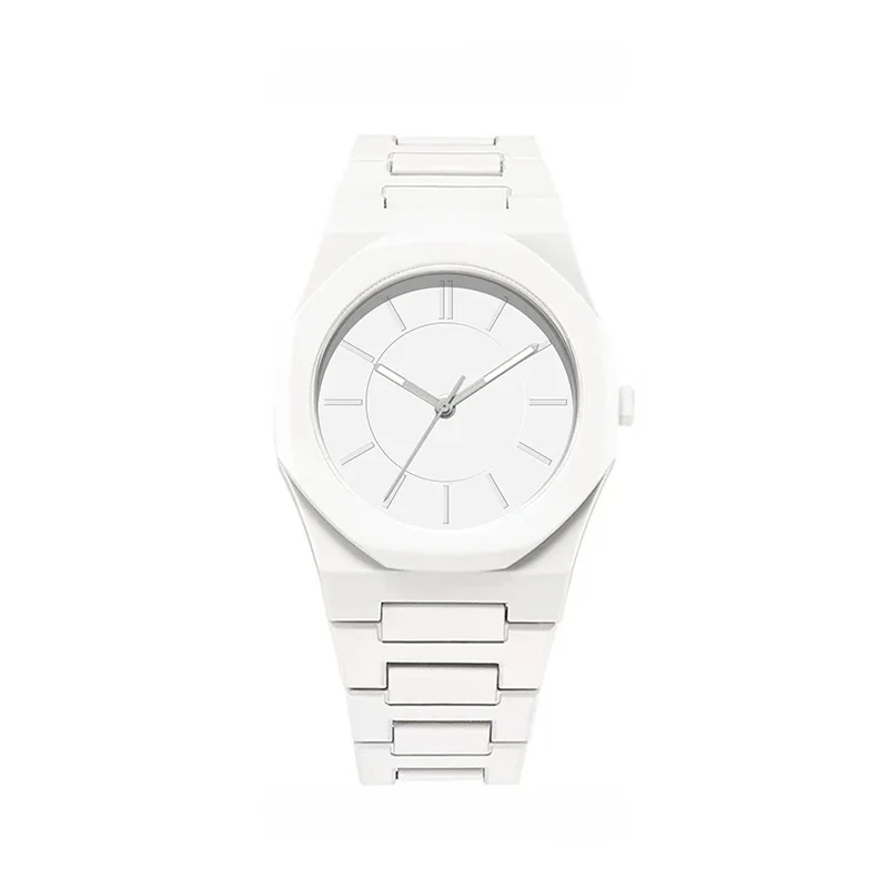 UTHAI Men's Watch Simple Classic Lightweight Plastic Wristband Matte Quartz Watch Fashion Male Student Watch Men's Clock