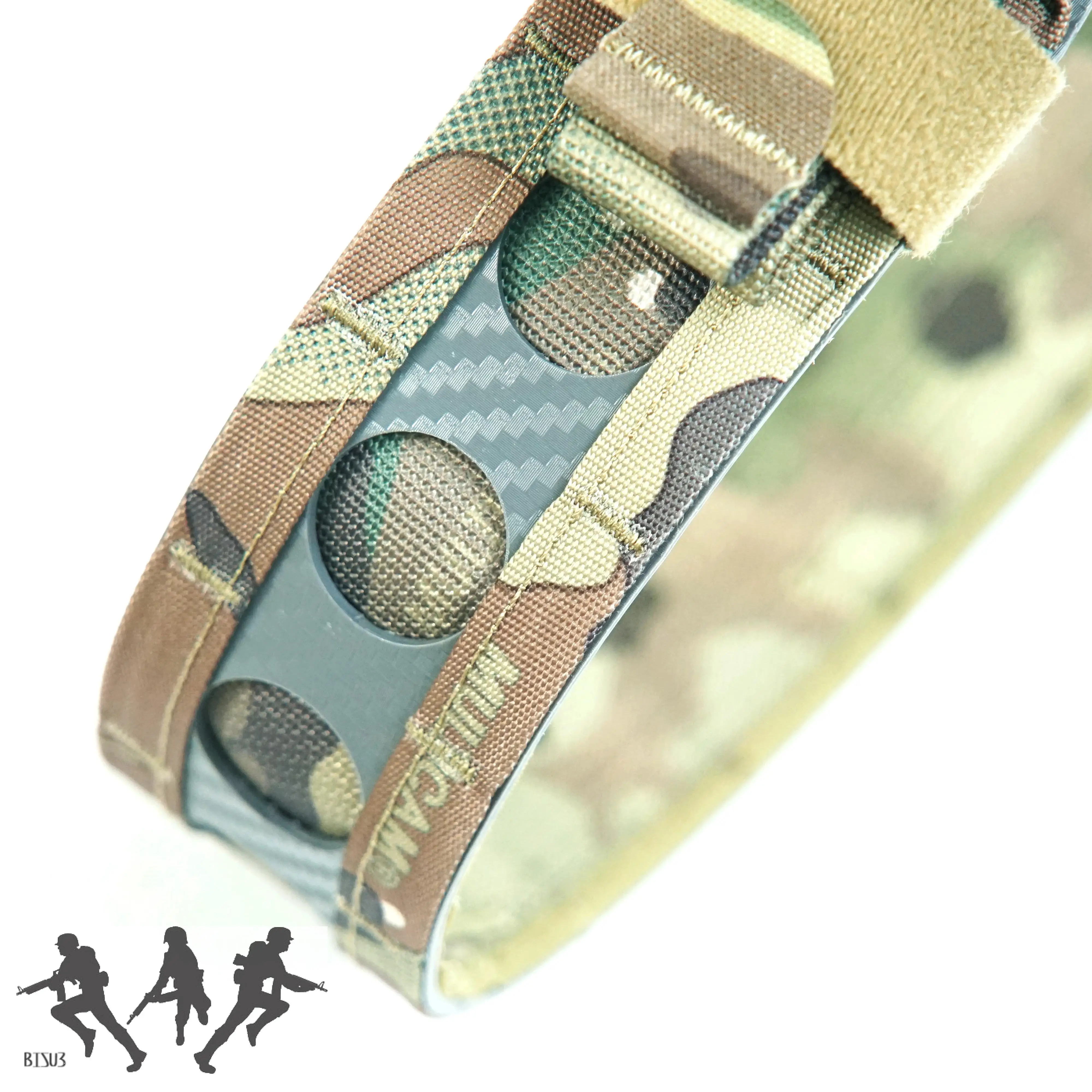 Tactical Bison Belt Shape Waist Seal Metal buckle Military Airsoft Waistband Inside and Outside Style Ferro style Belt