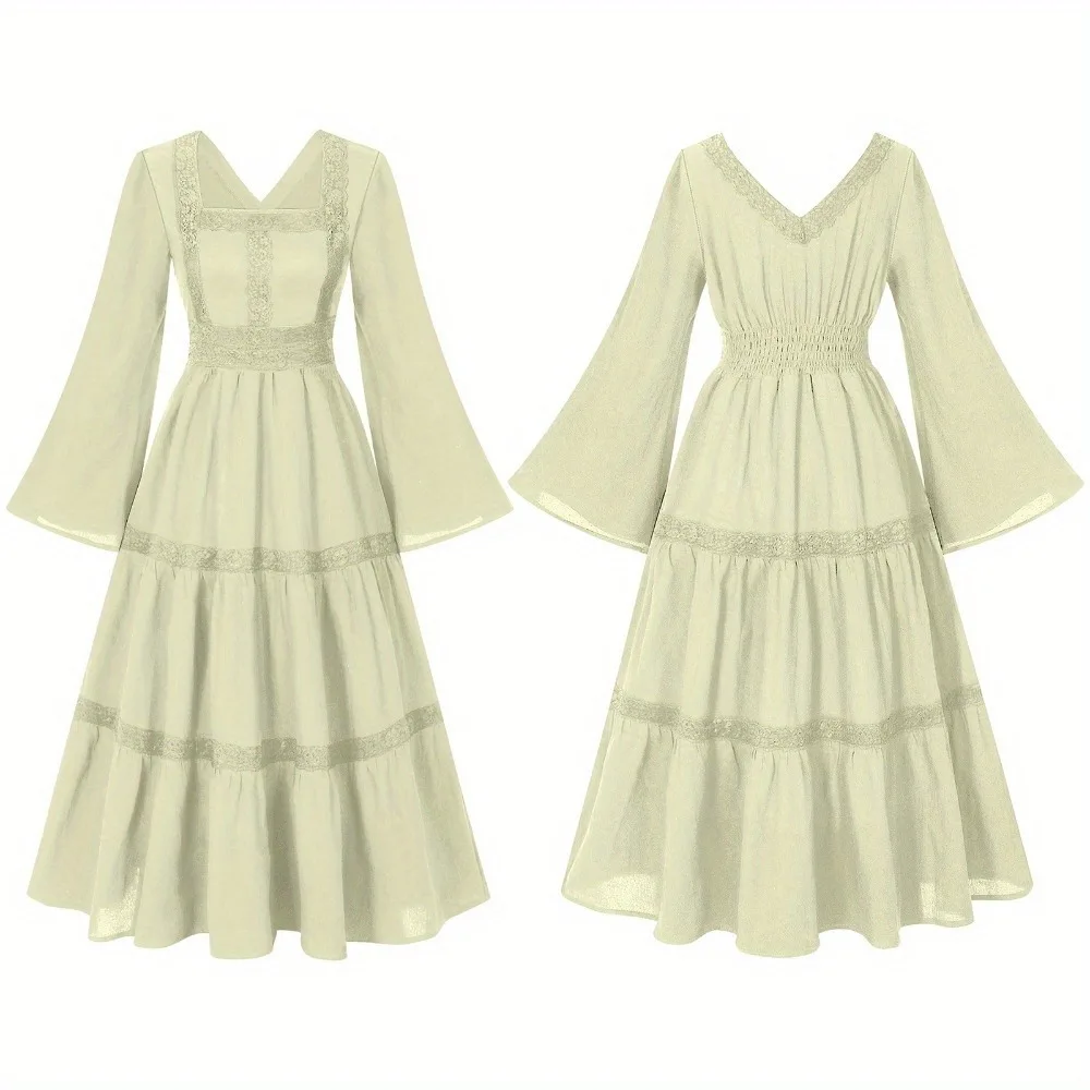 Костюм средневекового эпохи Возрождения на Хэллоуин — платье европейской викторианской эпохи, винтажное историческое платье для тематических вечеринок и ролевых игр