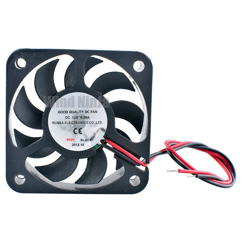 RSH5010 5cm 50mm fan 50x50x10mm DC12V 0.09A 2pin 4500rpm Axial flow fan cooler cooling fan for power charger humidifier