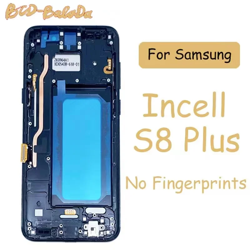 

100% Tested S8 Plus TFT LCD For Samsung Galaxy S8 Plus SM-G955F G955FD LCD Display Touch Screen Digitizer Assembly with Frame