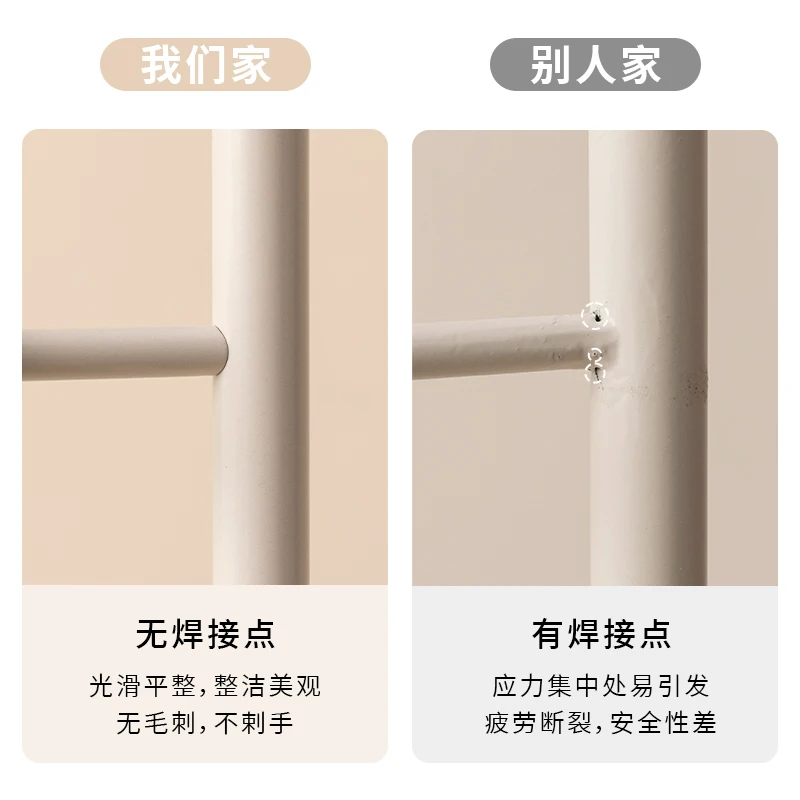 شماعة دوبامين مصممة من الأرض إلى السقف لغرفة النوم وغرفة المعيشة، شماعة ملونة منزلية عمودية، رف معطف #2