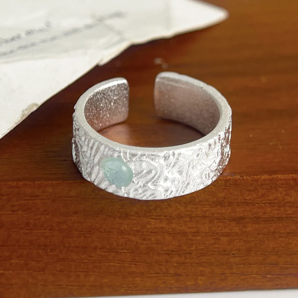 925 Sterling Silver Rings For Women Geometric Fine Jewelry Finger Adjustable Simple Big Flower CZ Ring For Party Birthday Gift