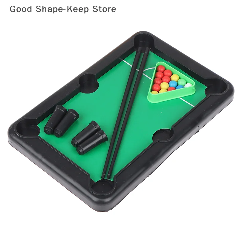 Billiards Mini Desktop Pool Table Snooker Toy Game Set Parent-Child Interaction Children's Simulated Billiard Puzzle Props Toy