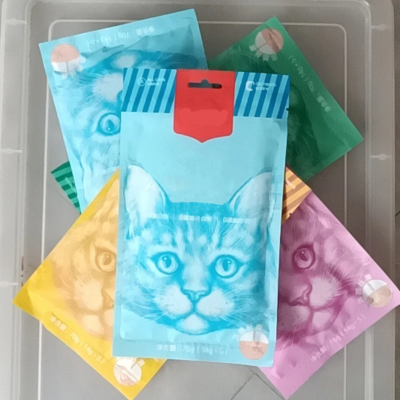

5Pcs/Set CAT Enhance Mixed Salmon Formula Hair Shiny And Smooth Reduce Odor