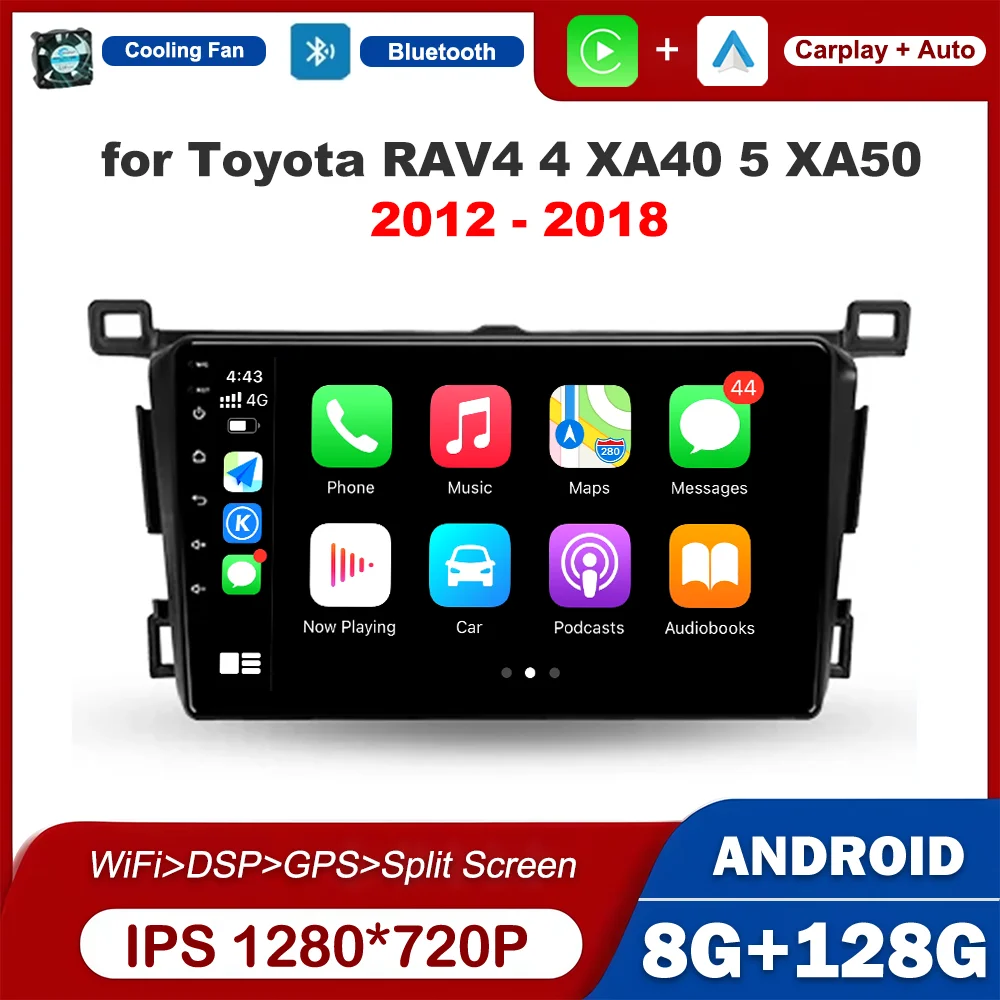 

Android System for Toyota RAV4 4 XA40 5 XA50 2012 - 2018 9 inch RHD HD Touch Screen GPS Navi Car Radio Audio Multimedia Player
