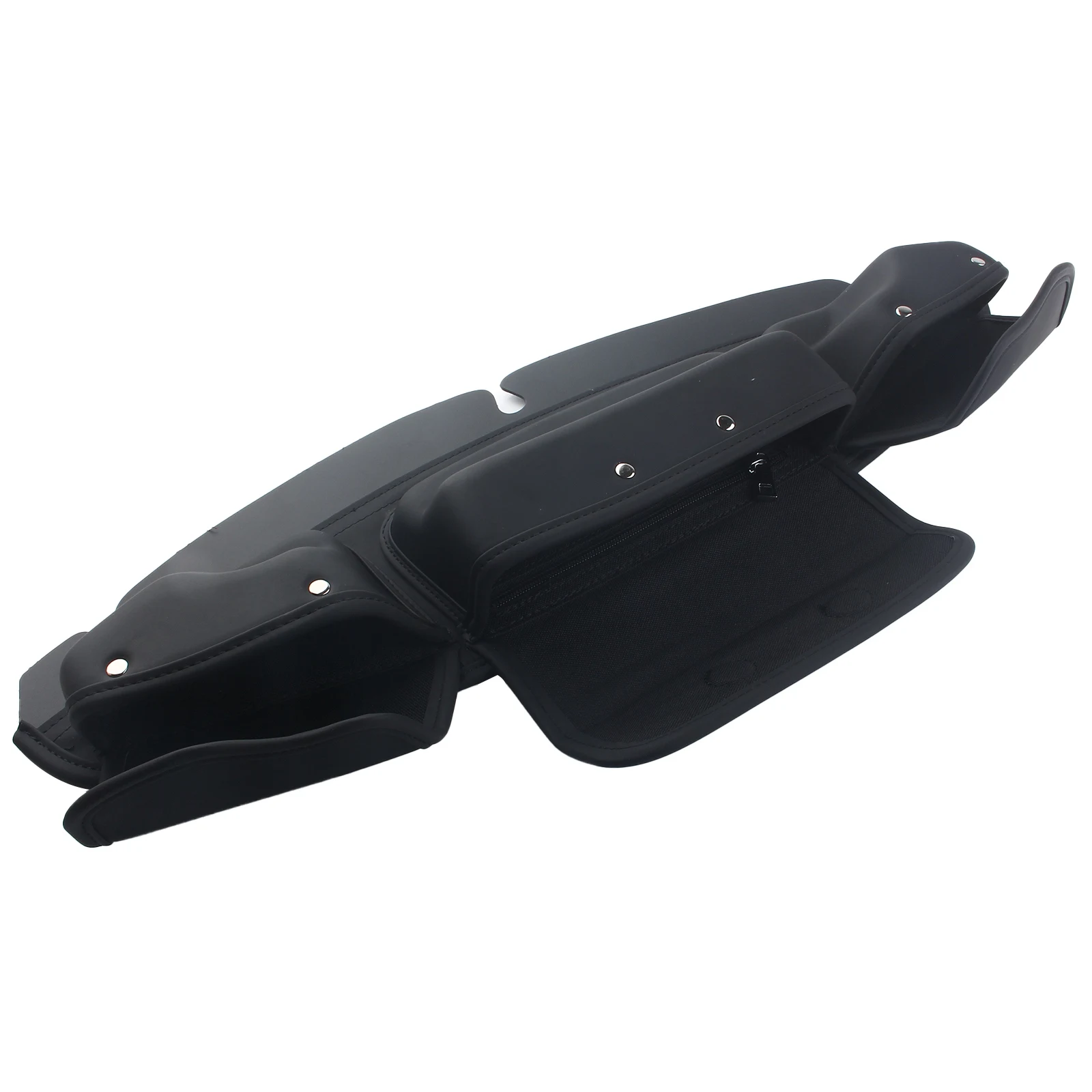 Motorcycle Windshield Bags 3 Pouches Pocket Batwing Fairing Pouches For Harley Touring Street Glide Electra Glide FLHX 2014-2023