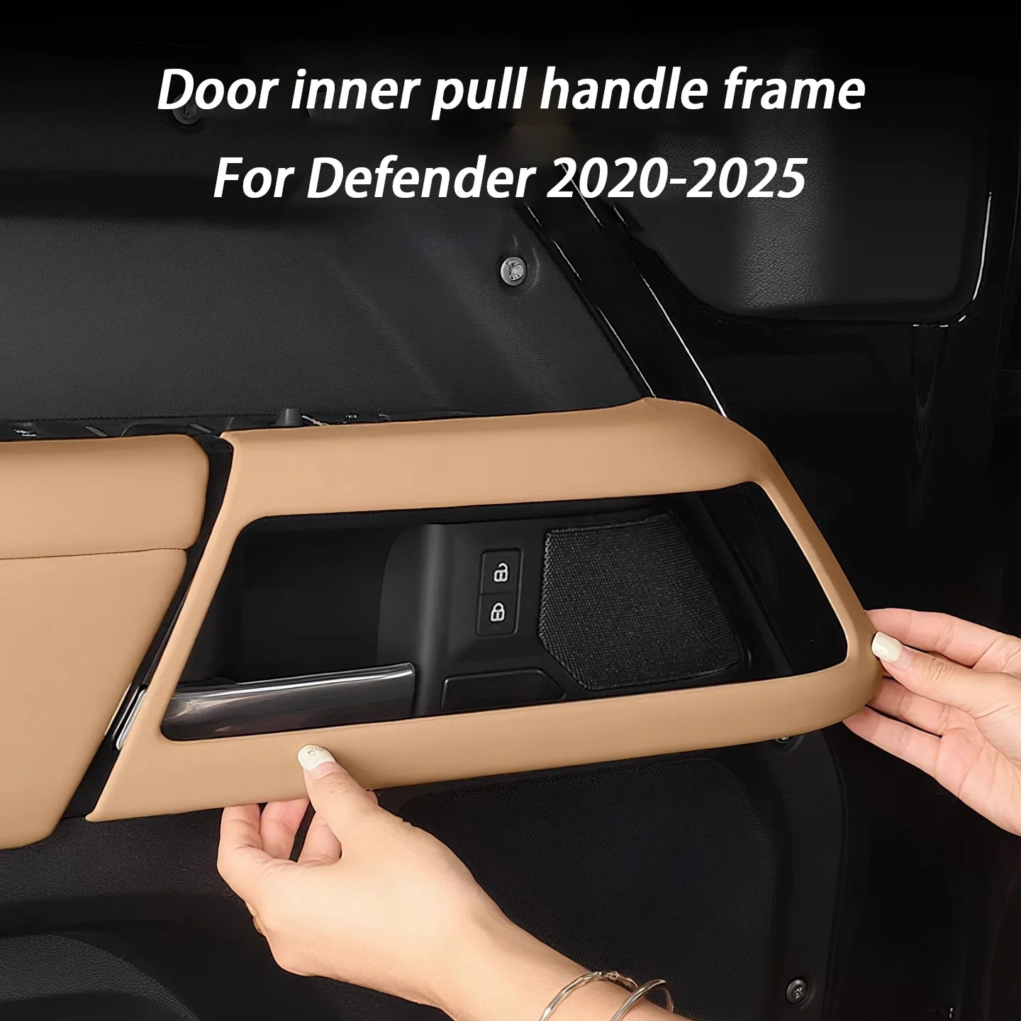 

Car Door Inner Handle Frame for Land Rover Defender 90 110 130 2020 2021 2022 2023 2024 2025 Accessories
