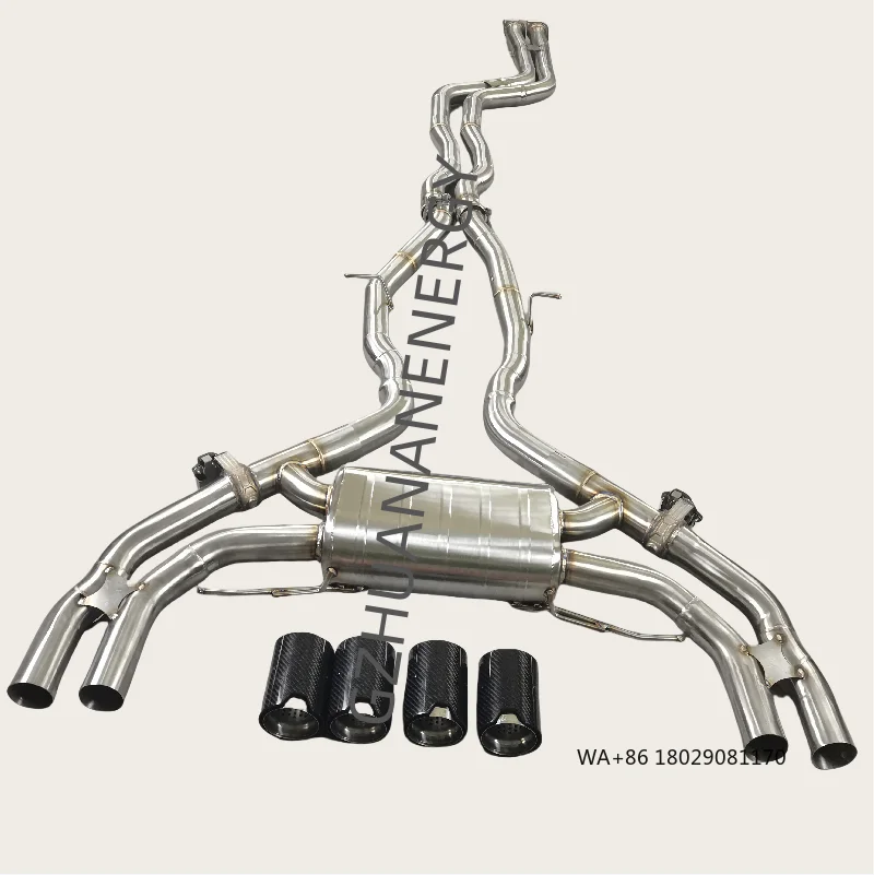 

Performance 304 Stainless Steel Catback System for F97 X3M F98 X4M 3.0T Valvetronic Valved Muffler Exhaust Pipes