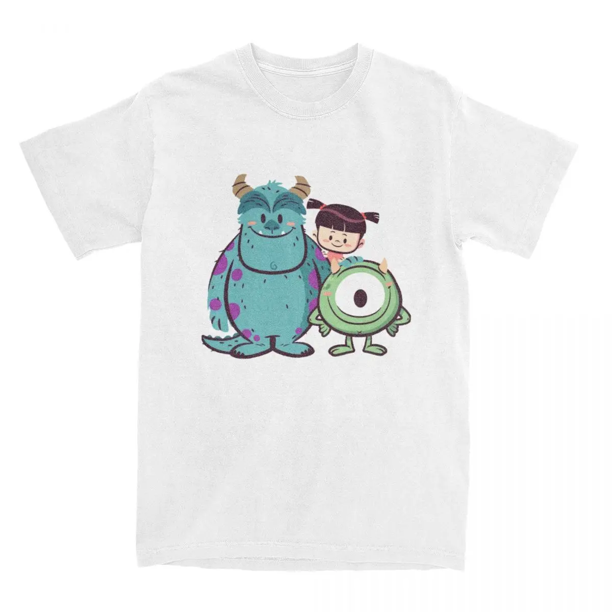 Monsters Inc Mates James P. Sullivan T Shirt Streetwear Cotton Casual Men Women Short Sleeve Stylish Harajuku Funny Unisex Tops