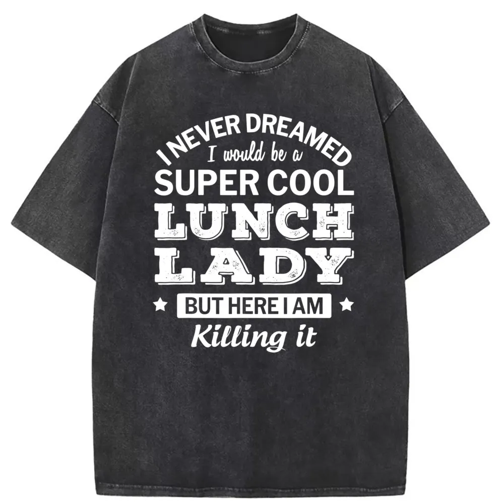 

Funny Super Cool Lunch Lady Man Tshirt New Vintage Sweatshirts Women Long Sleeve Fall Hip Hop New Clothing