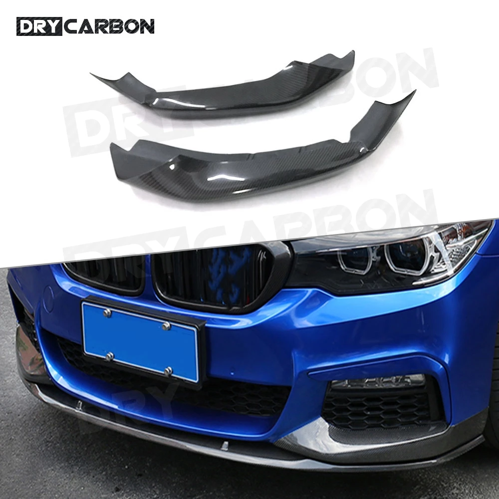 

Front Lip Splitters Aprons for BMW 5 Series G30 G31 G38 520i 530i 540i M Sport 2017-2019 Carbon Fiber Head Bumper Flaps