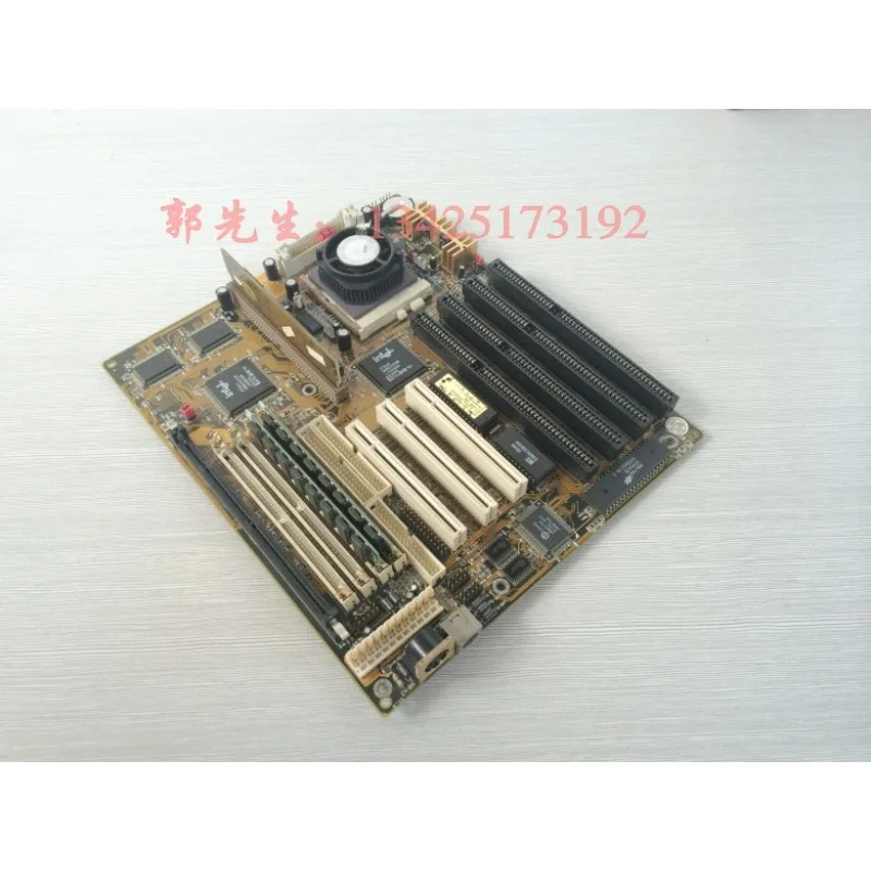 586 motherboard 4 ISA 3 PCI with CPU memory wire cutting computer gong