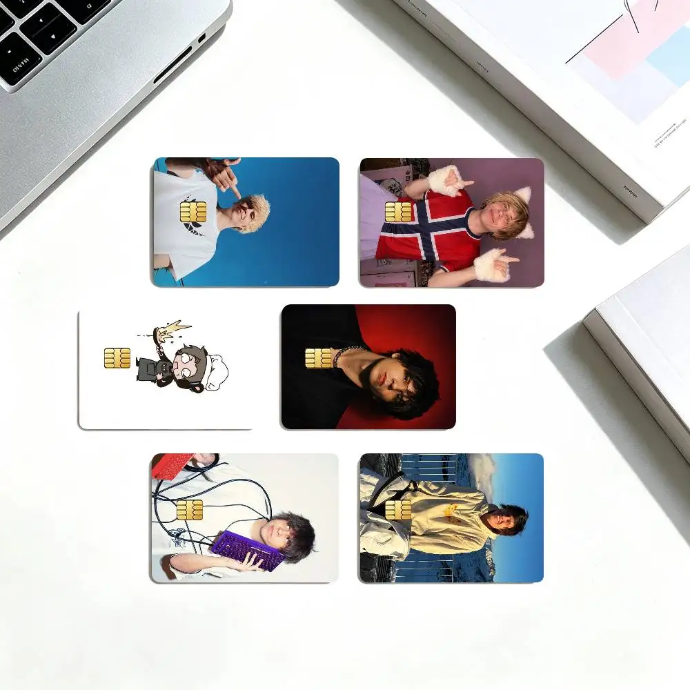 E-El R-Rubius OMG Streamer  Credit Card HD Stickers Small Chip Waterproof Sticker Game Card Decal Gift