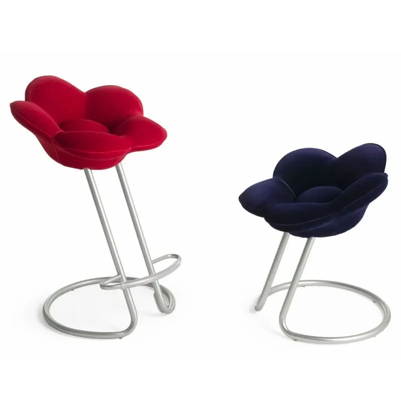 

Designer creative single chair Modern minimalist Internet celebrity dining chair High bar Sun flower petal