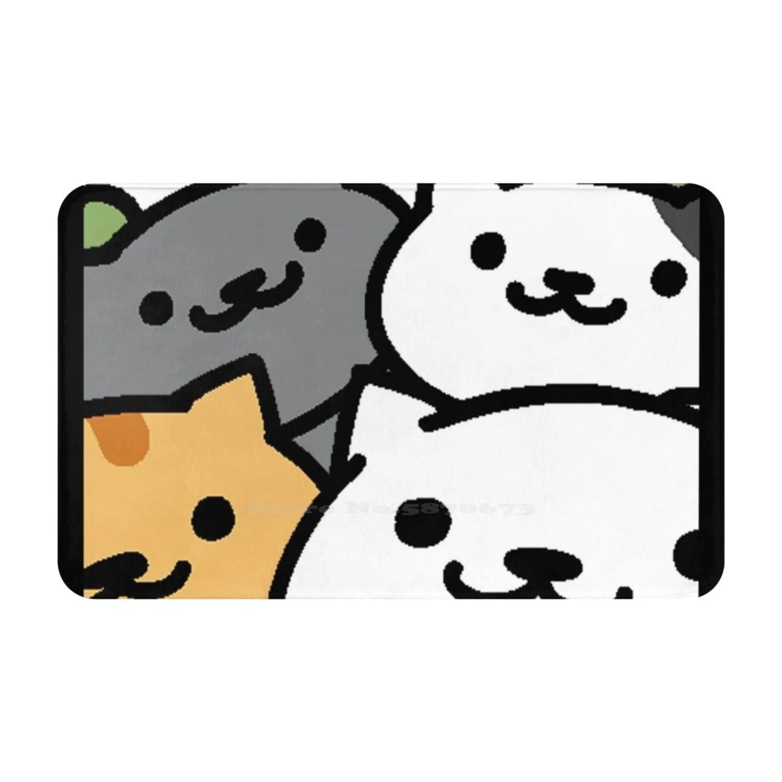 Neko Atsume 3D Household Goods Mat Rug Carpet Foot Pad Neko Atsume Cats App