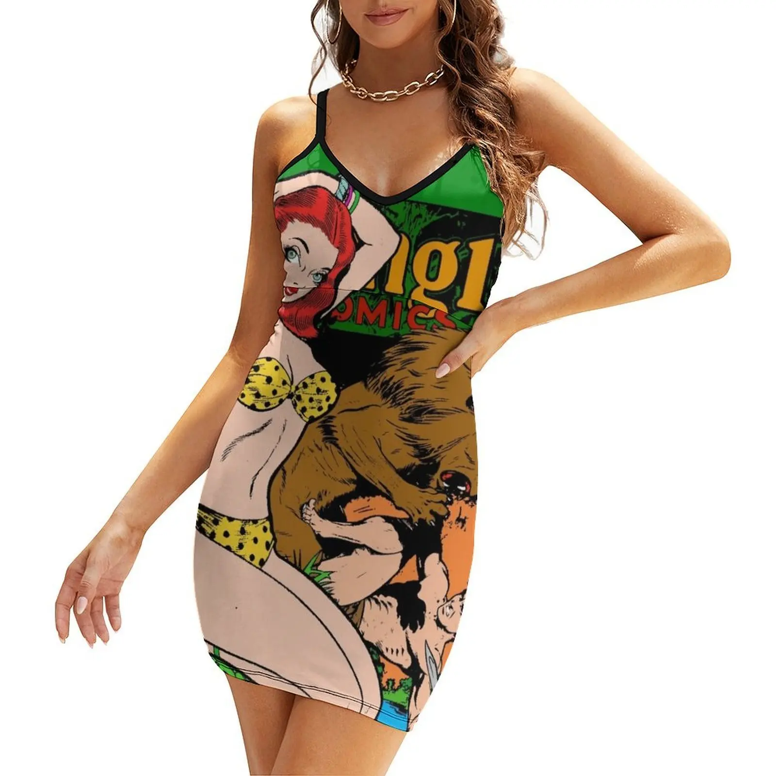 

Jungle Queen (Version 3) Sling Dress dress party night dress korean style wedding dresses for woman birthday for women