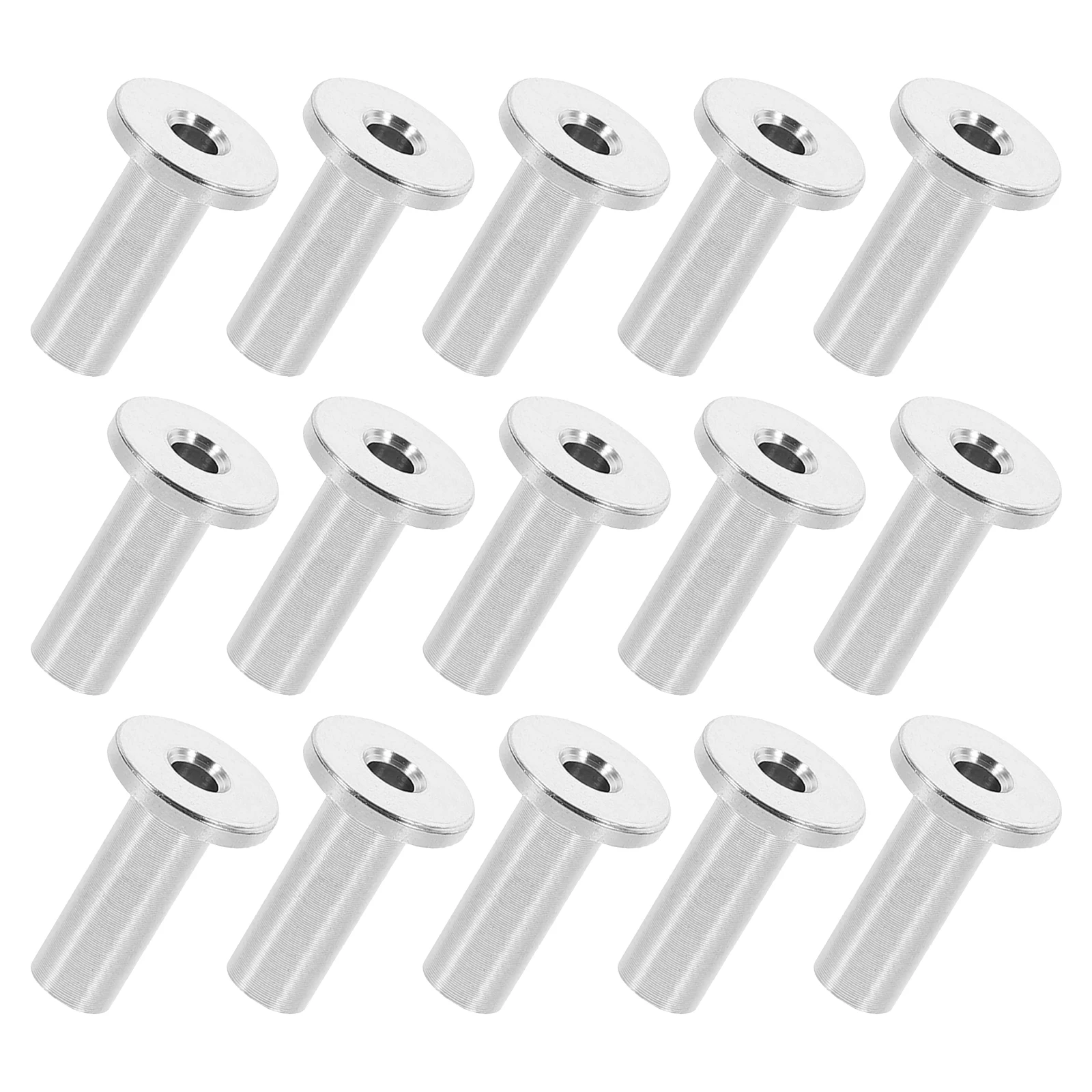 

20Pcs Cable Railing Protector Stainless Steel Deck Cable Railing Grommet Sleeve Protective Sleeves for Wood Posts Wire Rope