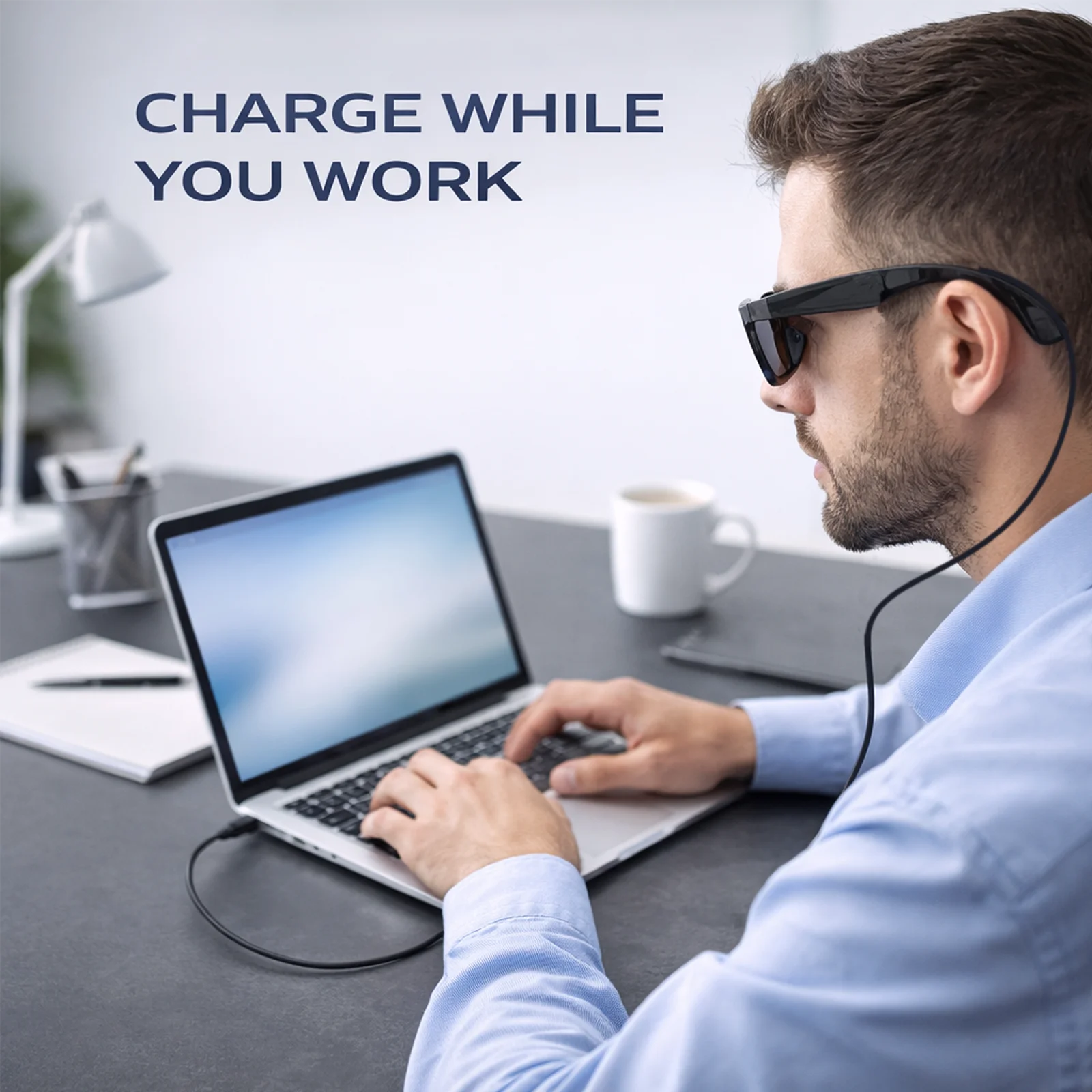 USB-C-Ladekabel, kompatibel mit Ray-Ban Meta Gen2 Smart-Brillen, Ersatz-Ladekabel für Wayfarer – Detail 6
