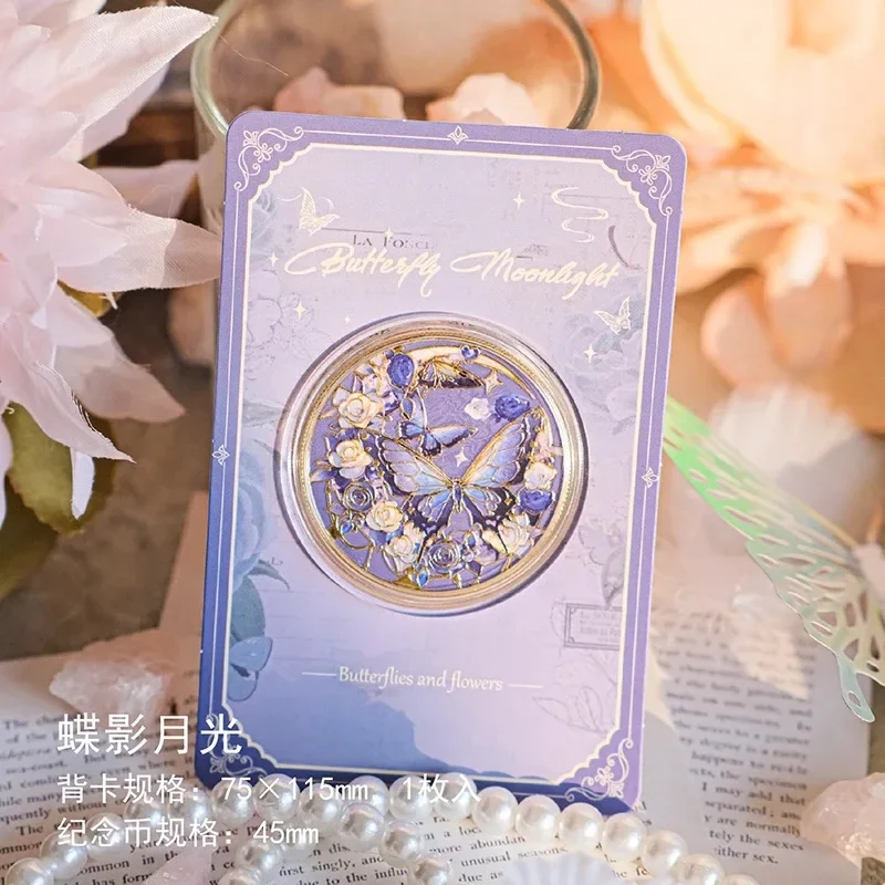 Памятная монета «Бабочка» для косплея, ценная памятная медаль, ремесленный сувенир из сплава, подарок на подарок