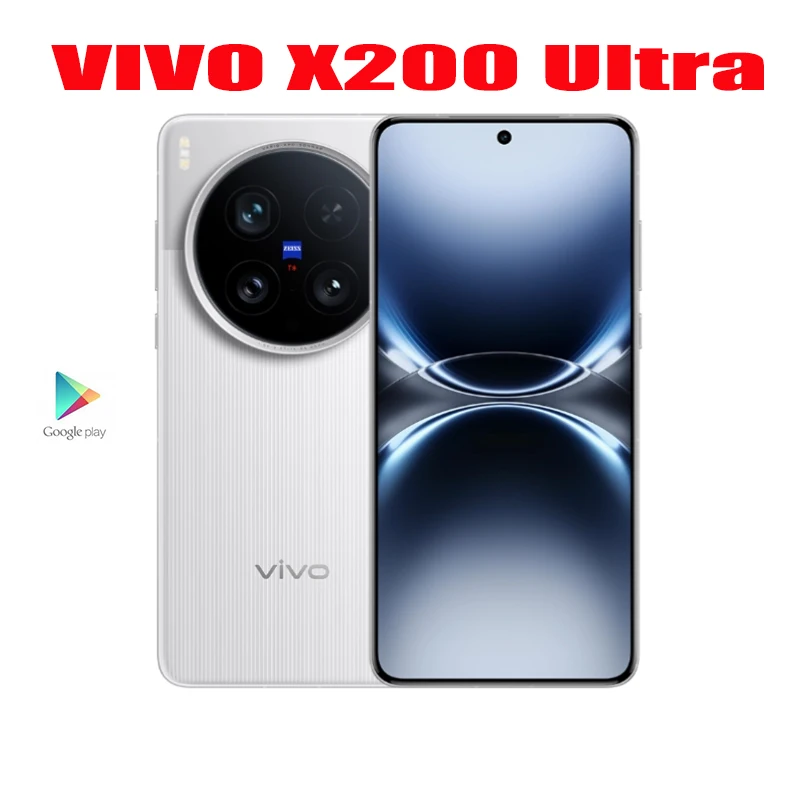 الإصدار الصيني VIVO X200 Ultra Snapdragon 8 Elite 6.82 بوصة AMOLED 50MP 6000mAh 90W SuperVOOC 40W شحن لاسلكي NFC
