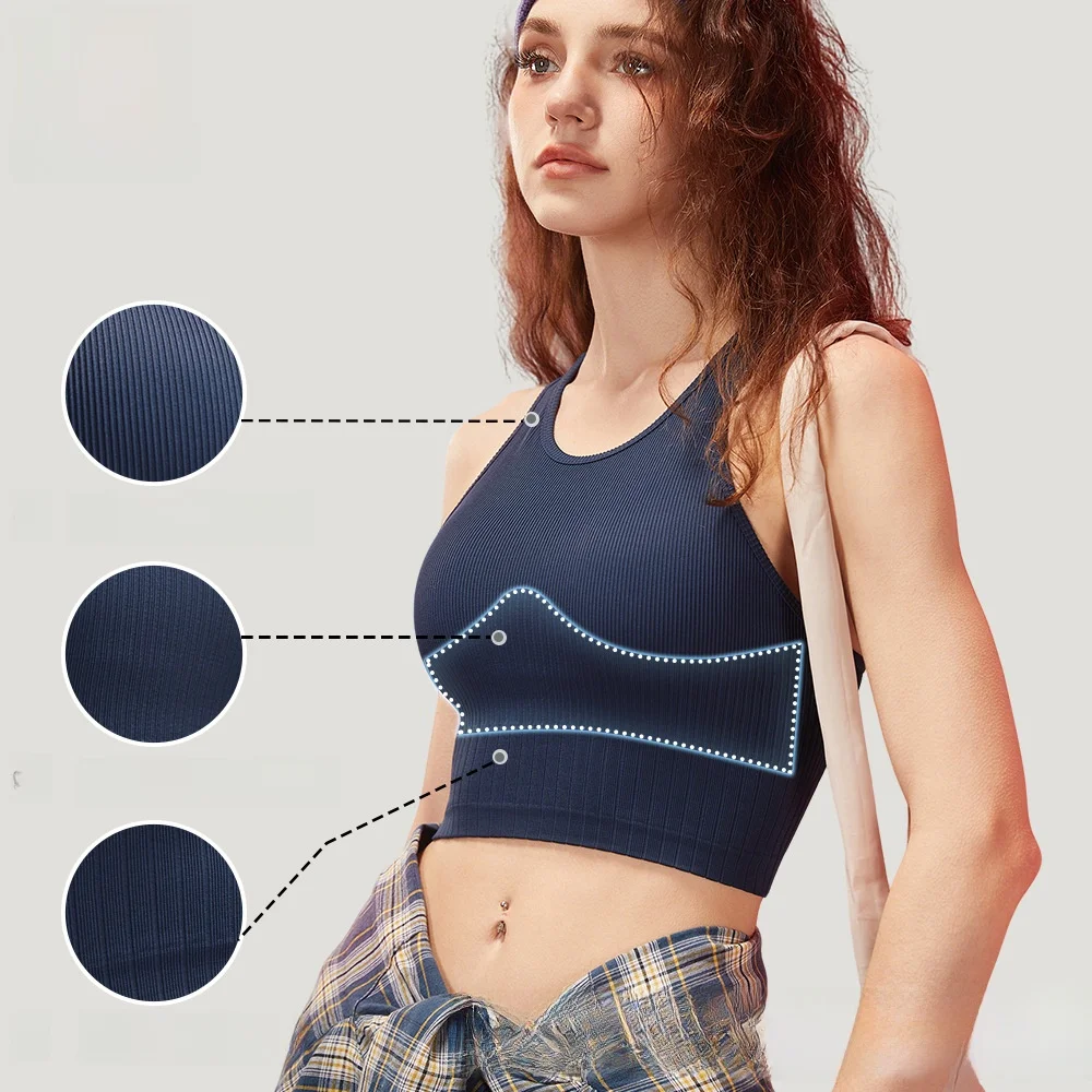 

Женский высокопрочный I-образный жилет, спортивный бюстгальтер, нагрудник, быстросохнущий дышащий, впитывающий пот, противоударный бюстгальтер для фитнеса, йоги