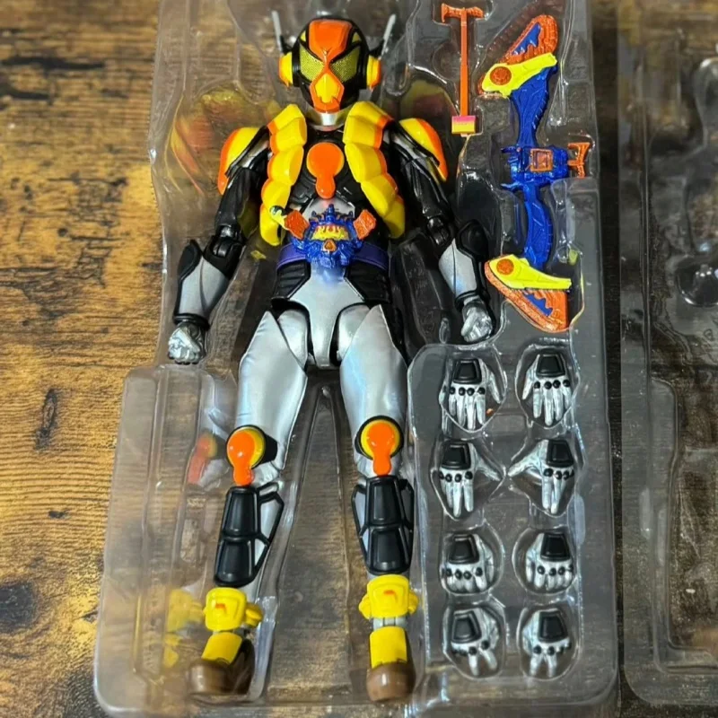 Echte Bandai Shf Kamen Rider Gavv Vram Pudding Custom Anime Action Figure Model Decoratie Desktop Beweegbare Joint